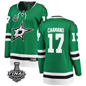 Women's Dallas Stars Nick Caamano Fanatics Branded Breakaway Home 2020 Stanley Cup Final Bound Jersey - Green