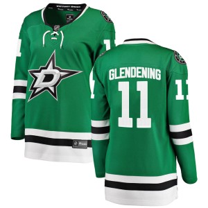 Women's Dallas Stars Luke Glendening Fanatics Branded Breakaway Home Jersey - Green