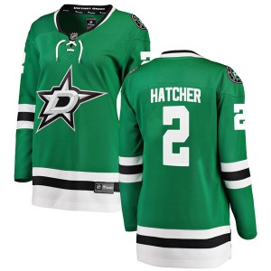 Women's Dallas Stars Derian Hatcher Fanatics Branded Breakaway Home Jersey - Green
