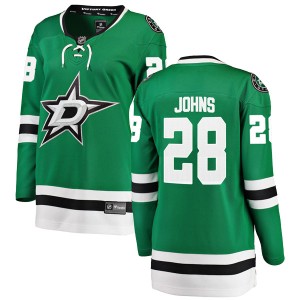 Women's Dallas Stars Stephen Johns Fanatics Branded Breakaway Home Jersey - Green