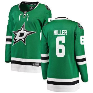 Women's Dallas Stars Colin Miller Fanatics Branded Breakaway Home Jersey - Green