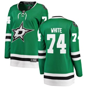 Women's Dallas Stars Gavin White Fanatics Branded Breakaway Green Home Jersey - White