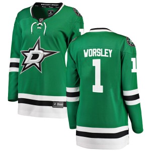 Women's Dallas Stars Gump Worsley Fanatics Branded Breakaway Home Jersey - Green