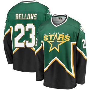 Men's Dallas Stars Brian Bellows Fanatics Branded Premier Breakaway Kelly /Black Heritage Jersey - Green