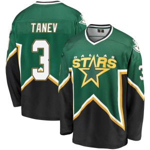 Men's Dallas Stars Chris Tanev Fanatics Branded Premier Breakaway Kelly /Black Heritage Jersey - Green