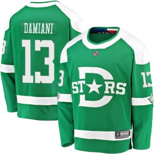 Men's Dallas Stars Riley Damiani Fanatics Branded 2020 Winter Classic Breakaway Player Jersey - Green