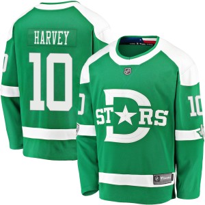 Men's Dallas Stars Todd Harvey Fanatics Branded 2020 Winter Classic Breakaway Jersey - Green