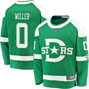 Men's Dallas Stars Colin Miller Fanatics Branded 2020 Winter Classic Breakaway Player Jersey - Green