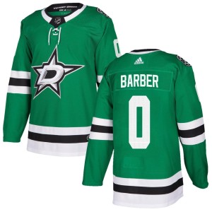 Youth Dallas Stars Riley Barber Adidas Authentic Home Jersey - Green