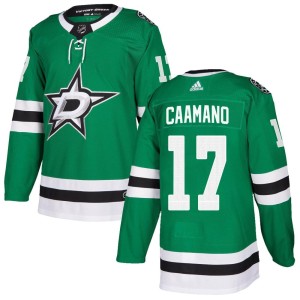 Youth Dallas Stars Nick Caamano Adidas Authentic Home Jersey - Green