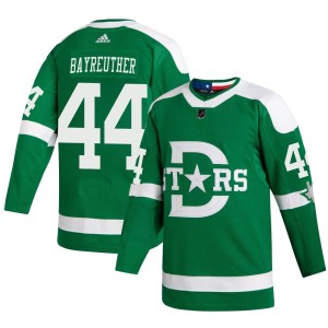Men's Dallas Stars Gavin Bayreuther Adidas Authentic 2020 Winter Classic Player Jersey - Green