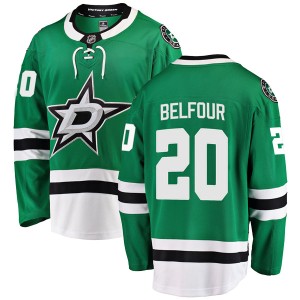 Men's Dallas Stars Ed Belfour Fanatics Branded Breakaway Home Jersey - Green