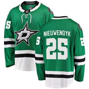 Men's Dallas Stars Joe Nieuwendyk Fanatics Branded Breakaway Home Jersey - Green