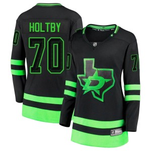 Women's Dallas Stars Braden Holtby Fanatics Branded Premier Breakaway 2020/21 Alternate Jersey - Black
