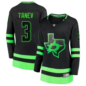 Women's Dallas Stars Chris Tanev Fanatics Branded Premier Breakaway 2020/21 Alternate Jersey - Black