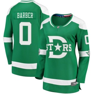 Women's Dallas Stars Riley Barber Fanatics Branded 2020 Winter Classic Breakaway Player Jersey - Green