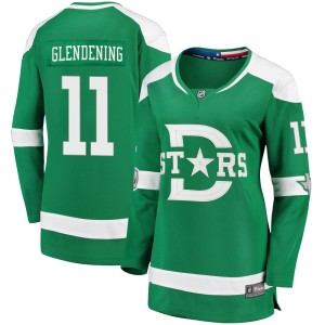 Women's Dallas Stars Luke Glendening Fanatics Branded 2020 Winter Classic Breakaway Player Jersey - Green