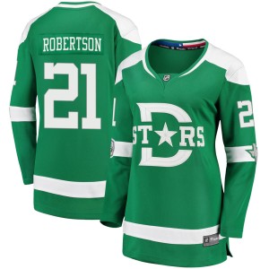 Women's Dallas Stars Jason Robertson Fanatics Branded 2020 Winter Classic Breakaway Jersey - Green