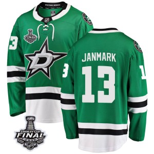 Youth Dallas Stars Mattias Janmark Fanatics Branded Breakaway Home 2020 Stanley Cup Final Bound Jersey - Green