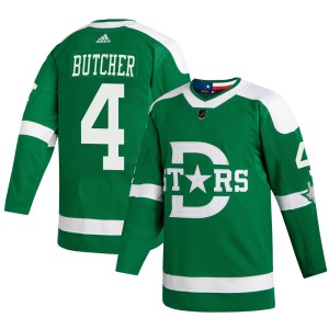 Youth Dallas Stars Will Butcher Adidas Authentic 2020 Winter Classic Player Jersey - Green