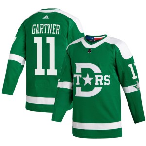 Youth Dallas Stars Mike Gartner Adidas Authentic 2020 Winter Classic Jersey - Green