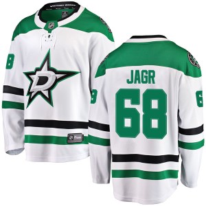 Men's Dallas Stars Jaromir Jagr Fanatics Branded Breakaway Away Jersey - White
