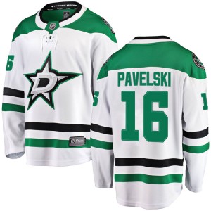 Men's Dallas Stars Joe Pavelski Fanatics Branded Breakaway Away Jersey - White