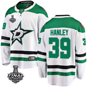 Men's Dallas Stars Joel Hanley Fanatics Branded Breakaway Away 2020 Stanley Cup Final Bound Jersey - White