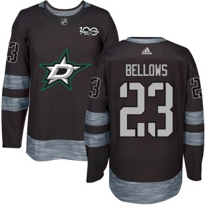 Youth Dallas Stars Brian Bellows Authentic 1917-2017 100th Anniversary Jersey - Black