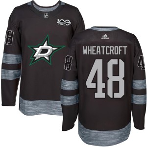 Youth Dallas Stars Chase Wheatcroft Authentic 1917-2017 100th Anniversary Jersey - Black