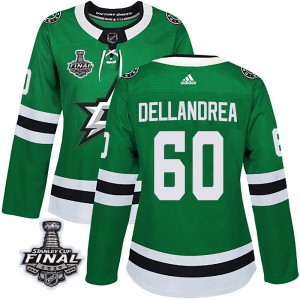 Women's Dallas Stars Ty Dellandrea Adidas Authentic Home 2020 Stanley Cup Final Bound Jersey - Green