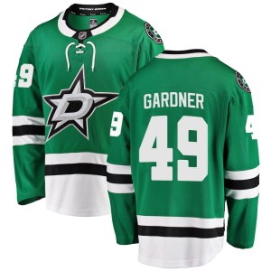 Youth Dallas Stars Rhett Gardner Fanatics Branded Breakaway Home Jersey - Green