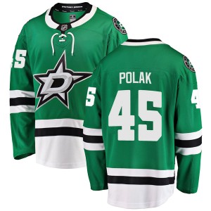 Youth Dallas Stars Roman Polak Fanatics Branded Breakaway Home Jersey - Green