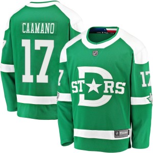 Youth Dallas Stars Nick Caamano Fanatics Branded 2020 Winter Classic Breakaway Player Jersey - Green
