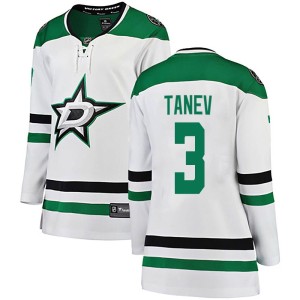 Women's Dallas Stars Chris Tanev Fanatics Branded Breakaway Away Jersey - White