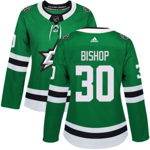 Women's Dallas Stars Ben Bishop Adidas Authentic Home Jersey - Green