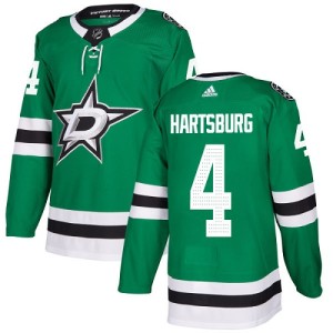 Youth Dallas Stars Craig Hartsburg Adidas Authentic Home Jersey - Green
