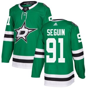 Youth Dallas Stars Tyler Seguin Adidas Authentic Home Jersey - Green