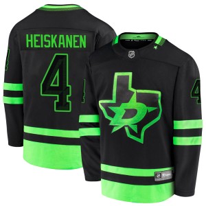 Youth Dallas Stars Miro Heiskanen Fanatics Branded Premier Breakaway 2020/21 Alternate Jersey - Black