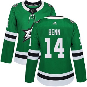Women's Dallas Stars Jamie Benn Adidas Authentic Home Jersey - Green