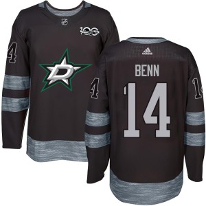 Youth Dallas Stars Jamie Benn Authentic 1917-2017 100th Anniversary Jersey - Black